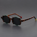 Crimson Round Sunglasses